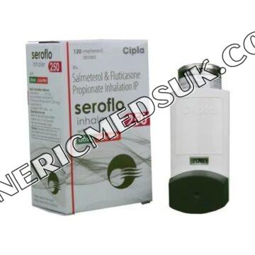 SEROFLO 250 INHALER SALMETEROL 25 MCG + FLUTICASONE PROPIONATE 250 MCG CIPLA