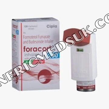 FORACORT 200 INHALER FORMOTEROL 6 MCG + BUDESONIDE 200MCG CIPLA