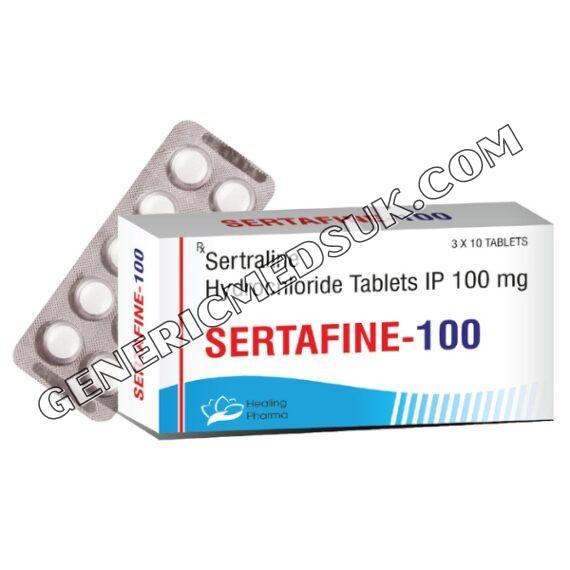 SERTAFINE 100 MG TAB SERTRALINE HYDROCHLORIDE HEALING PHARMA