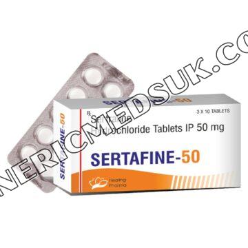 SERTAFINE 50 MG TAB SERTRALINE HYDROCHLORIDE HEALING PHARMA