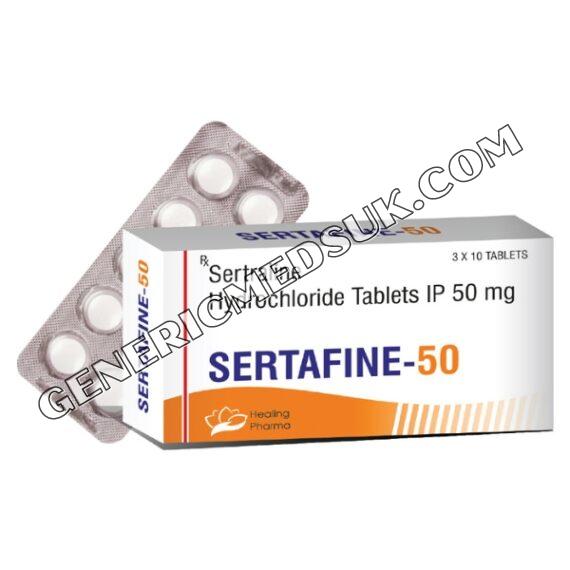 SERTAFINE 50 MG TAB SERTRALINE HYDROCHLORIDE HEALING PHARMA