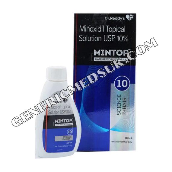 Mintop 10 %Lotion MINOXIDIL (10%W/V) Dr Reddy