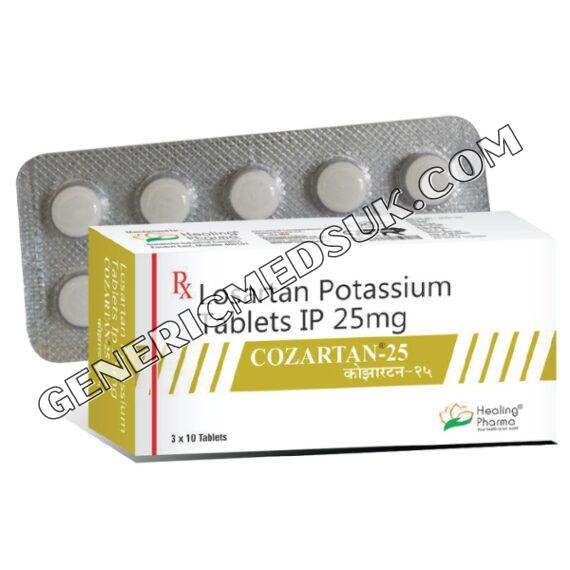 COZARTAN 25 MG TAB Losartan 25 MG HEALING