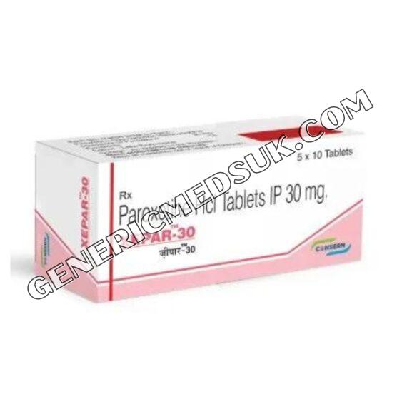 Xepar 30mg Tab Paroxetine 30 Mg Concern